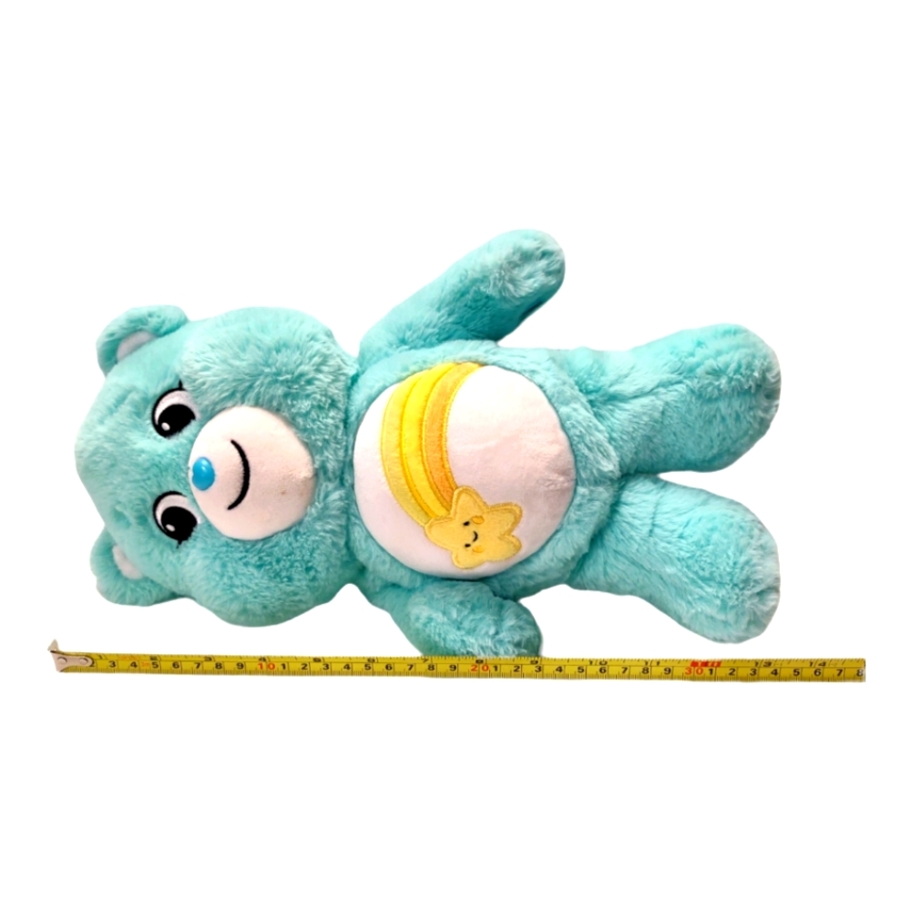 Care Bears Wish Bear Teal and White Stuffed Plush Collectible Toy Animal - Picture 3 of 8